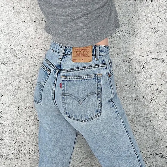 VINTAGE Levi 550 Women’s Relaxed Tapered Cut - Picture 1 of 15